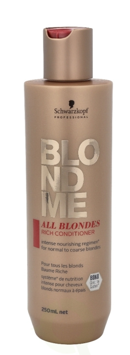 Schwarzkopf Blond Me All Blondes Rich Conditioner 250 ml For Normal To Coarse Blondes i gruppen SKØNHED & HELSE / Hår og styling / Hårpleje / Balsam hos TP E-commerce Nordic AB (C73843)