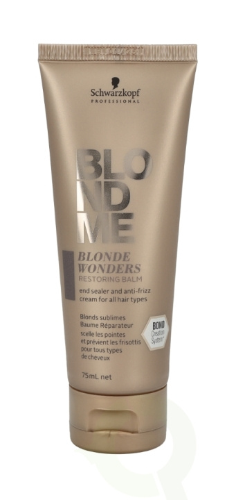 Schwarzkopf Blond Me Blonde Wonders Restoring Balm 75 ml i gruppen SKØNHED & HELSE / Hår og styling / Hårpleje / Balsam hos TP E-commerce Nordic AB (C73848)