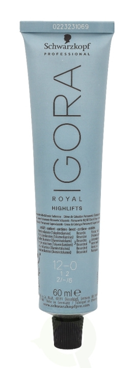 Schwarzkopf Igora Royal Permanent Color Creme 60 ml 12-0 i gruppen SKØNHED & HELSE / Hår og styling / Hårpleje / Hårfarve / Hårfarve & Farve bombe hos TP E-commerce Nordic AB (C73862)