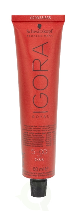 Schwarzkopf Igora Royal Permanent Color Creme 60 ml 5-00 i gruppen SKØNHED & HELSE / Hår og styling / Hårpleje / Hårfarve / Hårfarve & Farve bombe hos TP E-commerce Nordic AB (C73863)