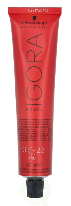 Schwarzkopf Igora Royal Permanent Color Creme 60 ml 9,5-22 i gruppen SKØNHED & HELSE / Hår og styling / Hårpleje / Hårfarve / Hårfarve & Farve bombe hos TP E-commerce Nordic AB (C73866)