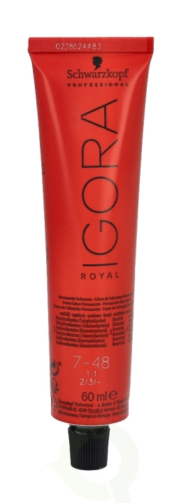 Schwarzkopf Igora Royal Permanent Color Creme 60 ml 7-48 i gruppen SKØNHED & HELSE / Hår og styling / Hårpleje / Hårfarve / Hårfarve & Farve bombe hos TP E-commerce Nordic AB (C73868)