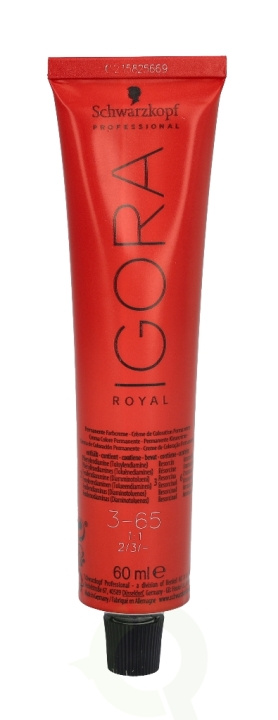 Schwarzkopf Igora Royal Permanent Color Creme 60 ml 3-65 i gruppen SKØNHED & HELSE / Hår og styling / Hårpleje / Hårfarve / Hårfarve & Farve bombe hos TP E-commerce Nordic AB (C73870)