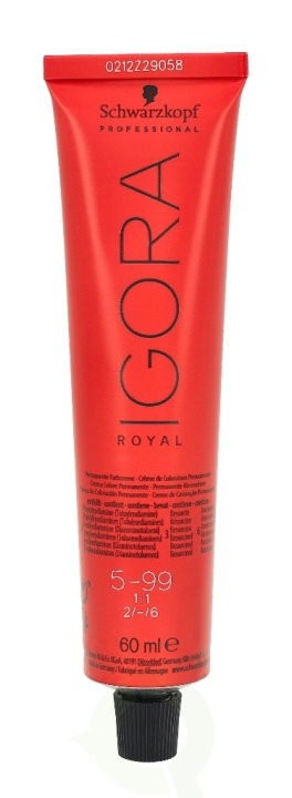 Schwarzkopf Igora Royal Permanent Color Creme 60 ml 5-99 i gruppen SKØNHED & HELSE / Hår og styling / Hårpleje / Hårfarve / Hårfarve & Farve bombe hos TP E-commerce Nordic AB (C73871)