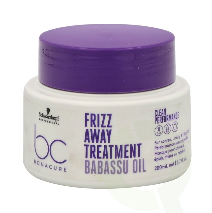 Schwarzkopf Bonacure Frizz Away Treatment 200 ml For Coarse,Unruly & Frizzy Hair i gruppen SKØNHED & HELSE / Hår og styling / Hårpleje / Shampoo hos TP E-commerce Nordic AB (C73905)