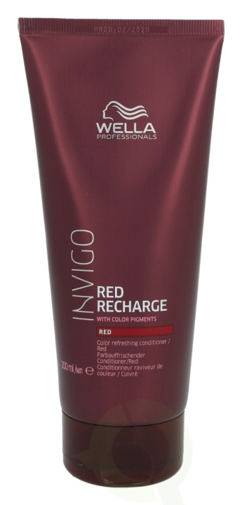 Wella Invigo - Red Recharge Color Refr. Cond. 200 ml i gruppen SKØNHED & HELSE / Hår og styling / Hårpleje / Balsam hos TP E-commerce Nordic AB (C74044)