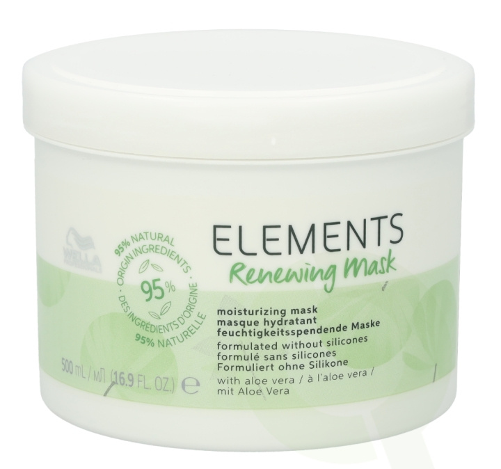 Wella Elements - Renewing Mask 500 ml Without Silicones i gruppen SKØNHED & HELSE / Hår og styling / Hårpleje / Hårmaske hos TP E-commerce Nordic AB (C74047)