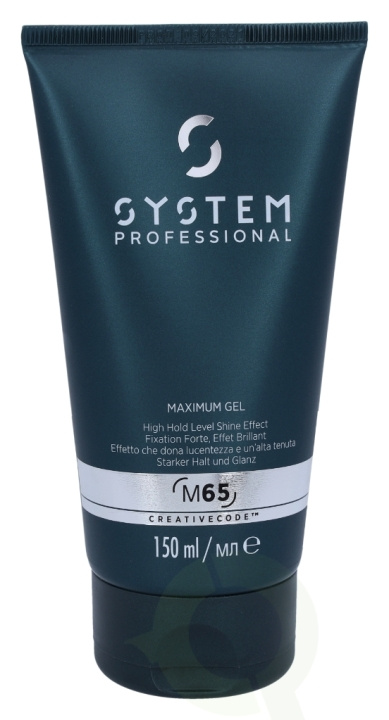 Wella System P. - Men Maximum Gel M65 150 ml i gruppen SKØNHED & HELSE / Hår og styling / Hår styling / Gel/Gel spray hos TP E-commerce Nordic AB (C74101)