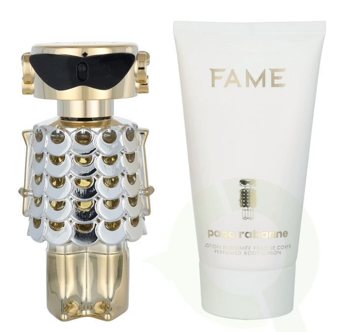 Paco Rabanne Fame Giftset 125 ml Edp Spray 50m/Perfumed Body Lotion 75ml i gruppen SKØNHED & HELSE / Gaveæske / Gaveæske til hende hos TP E-commerce Nordic AB (C74154)