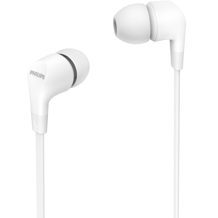 Philips TAE1105WT Trådanslutna in-ear-hörlurar med inbyggd fjärrkontroll. Vita i gruppen HJEMMEELEKTRONIK / Lyd & billede / Hovedtelefoner & Tilbehør / Hovedtelefoner hos TP E-commerce Nordic AB (C74667)