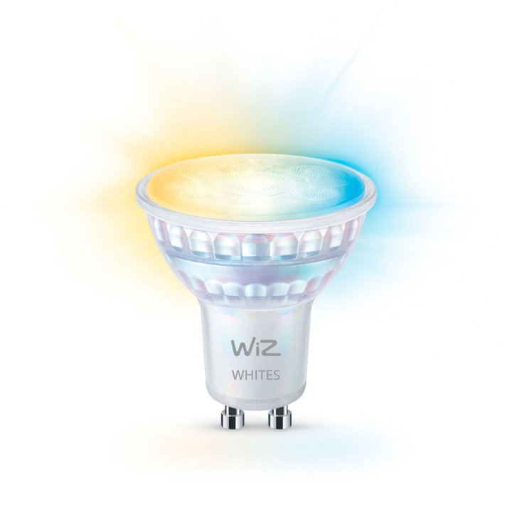 WiZ WiFi Smart LED GU10 50W 345lm Varm-kallvit 1-pack i gruppen HJEMMEELEKTRONIK / Lys / LED lamper hos TP E-commerce Nordic AB (C74690)