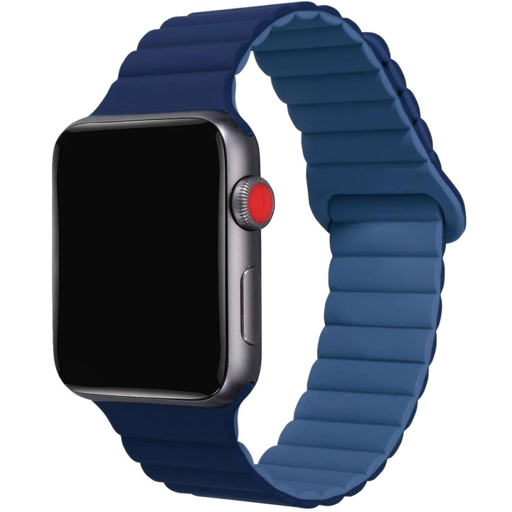 Celly Armband till Apple Watch 42/44/45mm Magnetiskt Blå i gruppen SMARTPHONES & TABLETS / Træning, hjem og fritid / Apple Watch & Tilbehør / Tilbehør hos TP E-commerce Nordic AB (C74703)