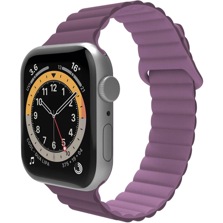 Celly Armband till Apple Watch 42/44/45mm Magnetiskt Lila i gruppen SMARTPHONES & TABLETS / Træning, hjem og fritid / Apple Watch & Tilbehør / Tilbehør hos TP E-commerce Nordic AB (C74705)