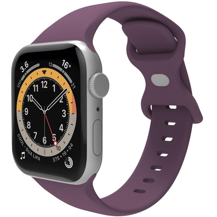 Celly Armband till Apple Watch 38/40/41mm Silikon Lila i gruppen SMARTPHONES & TABLETS / Træning, hjem og fritid / Apple Watch & Tilbehør / Tilbehør hos TP E-commerce Nordic AB (C74708)