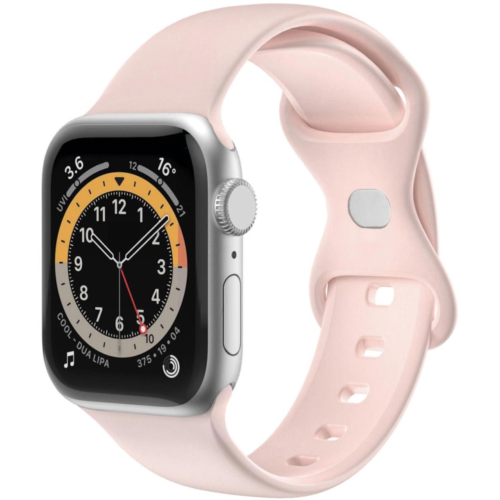 Celly Armband till Apple Watch 42/44/45mm Silikon Rosa i gruppen SMARTPHONES & TABLETS / Træning, hjem og fritid / Apple Watch & Tilbehør / Tilbehør hos TP E-commerce Nordic AB (C74710)