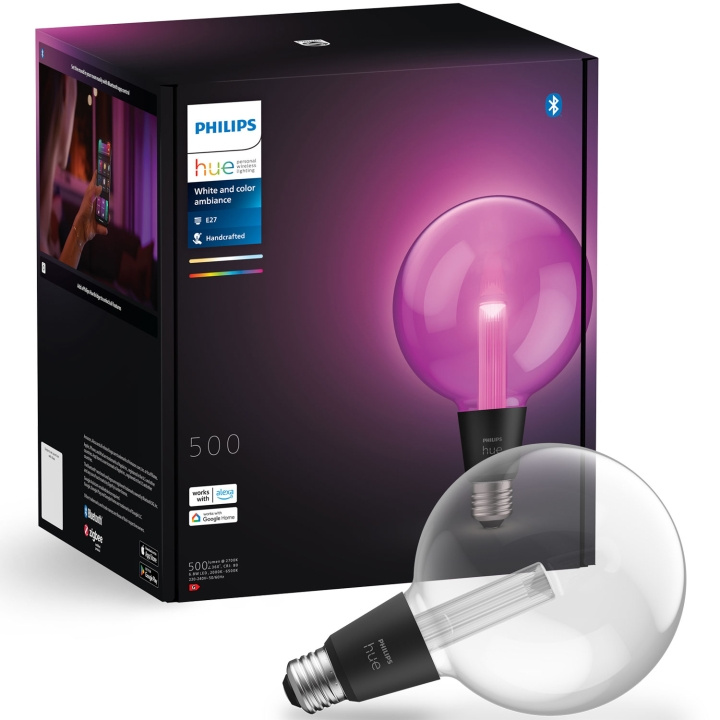 Philips Hue Lightguide Globe Large 125mm E27 White and Color Ambiance i gruppen HJEMMEELEKTRONIK / Lys / LED lamper hos TP E-commerce Nordic AB (C74725)