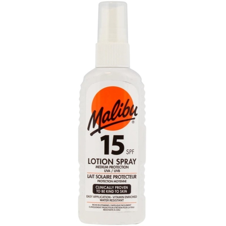 Malibu Sun Lotion Spray SPF15 100ml i gruppen SKØNHED & HELSE / Hudpleje / Tanning / Solbeskyttelse hos TP E-commerce Nordic AB (C74753)