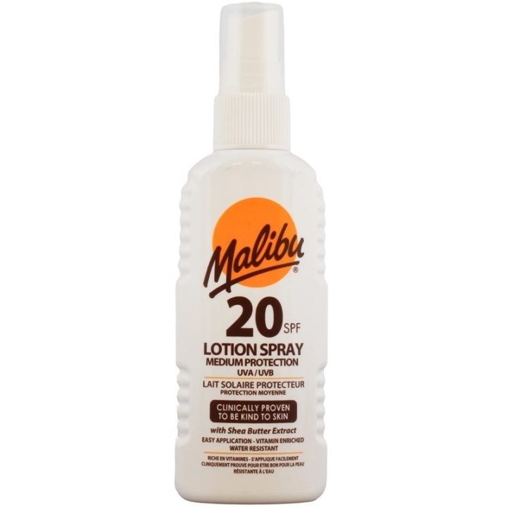 Malibu Sun Lotion Spray SPF20 100ml i gruppen SKØNHED & HELSE / Hudpleje / Tanning / Solbeskyttelse hos TP E-commerce Nordic AB (C74758)