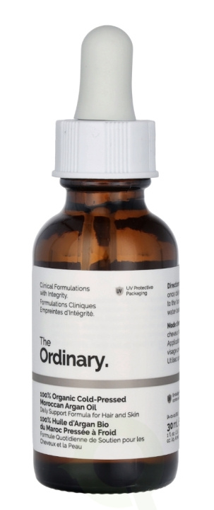 The Ordinary 100% Organic Moroccan Argan Oil 30 ml i gruppen SKØNHED & HELSE / Hår og styling / Hårpleje / Hår olie hos TP E-commerce Nordic AB (C74813)