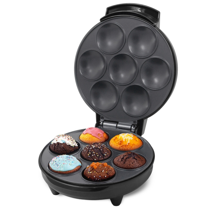 Champion Muffin Maker 7 Muffins Ceramic 700W MM400 Svart i gruppen HJEM, HUS & HAVE / Husholdningsapparater / Øvrige husholdningsapparater hos TP E-commerce Nordic AB (C74900)