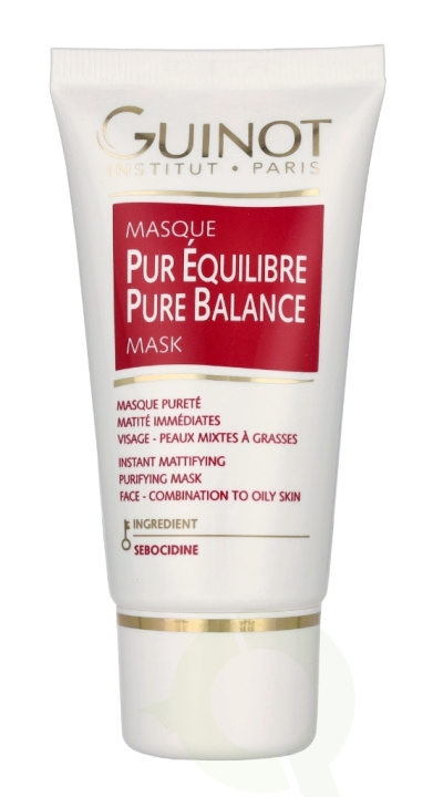 Guinot Pure Balance Instant Mattifying Purifying Mask 50 ml i gruppen SKØNHED & HELSE / Hudpleje / Ansigt / Masker hos TP E-commerce Nordic AB (C75052)