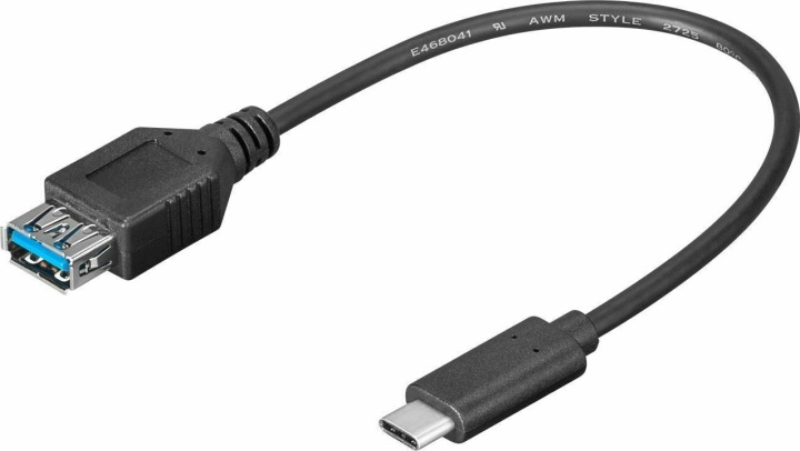 Goobay USB-C til USB-A 3.0 adapter i gruppen COMPUTERTILBEHØR / Kabler og adaptere / USB / USB-C hos TP E-commerce Nordic AB (C75116)