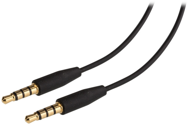 Goobay TRRS 4pin 3,5 mm han til 3,5 mm han hovedtelefonkabel, 1,5 m i gruppen HJEMMEELEKTRONIK / Kabler og adaptere / Audio Analog / 3.5 mm hos TP E-commerce Nordic AB (C75118)