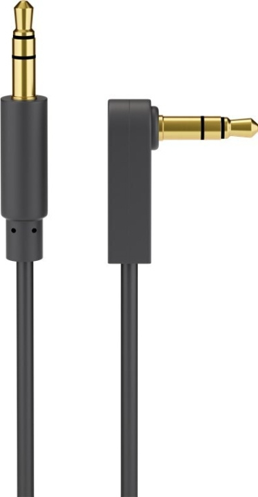 Goobay 3,5 mm han - 90° 3,5 mm han-lydkabel, 50 cm i gruppen HJEMMEELEKTRONIK / Kabler og adaptere / Audio Analog / 3.5 mm hos TP E-commerce Nordic AB (C75121)