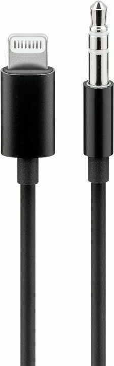 Goobay AUX Lightning - 3,5 mm lydkabel, 1 m i gruppen SMARTPHONES & TABLETS / Opladere og kabler / Kabler / Kabler Lightning hos TP E-commerce Nordic AB (C75134)