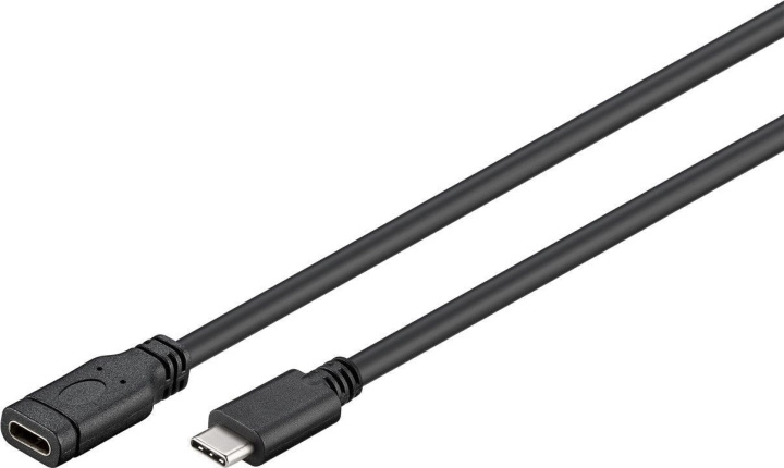 Goobay USB-C til USB-C 3.1 Gen 1 forlængerkabel, 1 m i gruppen COMPUTERTILBEHØR / Kabler og adaptere / USB / USB-C hos TP E-commerce Nordic AB (C75148)