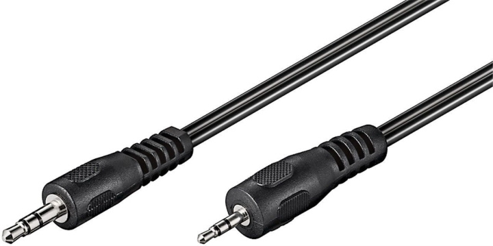 Goobay 2,5 mm han - 3,5 mm han lydkabel, 2 m i gruppen HJEMMEELEKTRONIK / Kabler og adaptere / Audio Analog / Adaptere hos TP E-commerce Nordic AB (C75169)