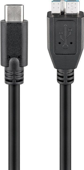 Goobay USB-C til micro-B-kabel, 1 m i gruppen COMPUTERTILBEHØR / Kabler og adaptere / USB / USB-C hos TP E-commerce Nordic AB (C75171)