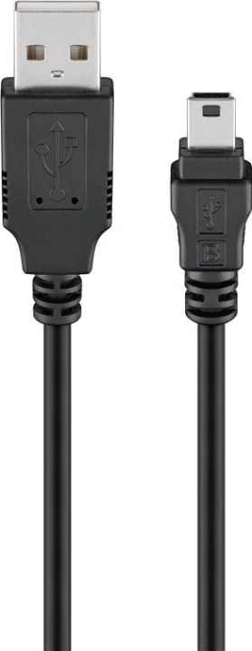 Goobay USB 2.0 A - Mini-B kabel, 0,3 m i gruppen COMPUTERTILBEHØR / Kabler og adaptere / USB / Mini-USB / Kabler hos TP E-commerce Nordic AB (C75178)