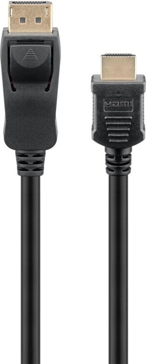 Goobay DisplayPort til HDMI-skærmkabel, 1 m i gruppen COMPUTERTILBEHØR / Kabler og adaptere / DisplayPort / Kabler hos TP E-commerce Nordic AB (C75202)