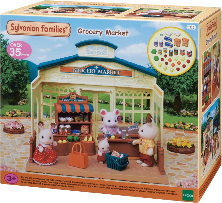 Sylvanian Families Landsbyens supermarked i gruppen LEGETØJ, BØRN & BABY / Legetøj / Docks og tilbehør hos TP E-commerce Nordic AB (C75213)