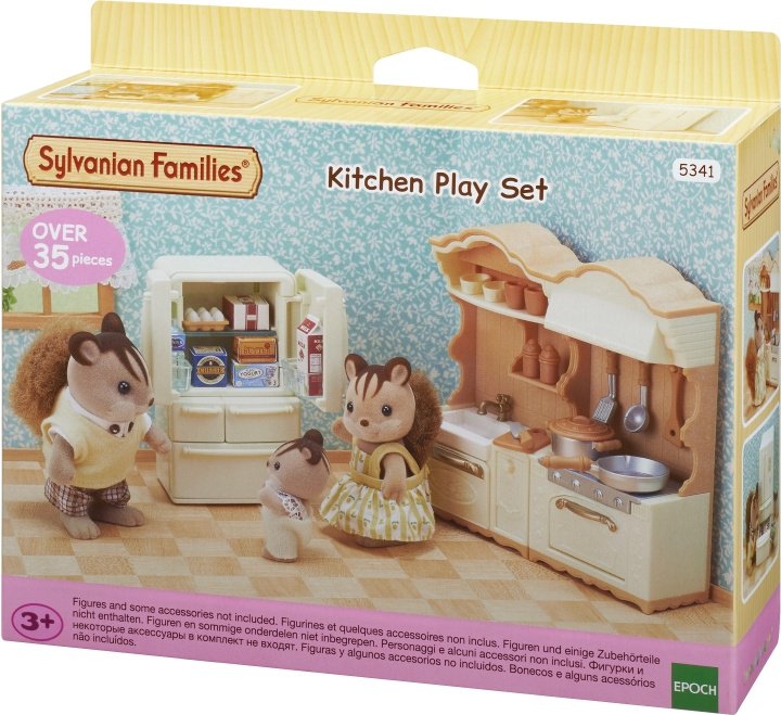 Sylvanian Families Bondegårdskøkken med køleskab i gruppen LEGETØJ, BØRN & BABY / Legetøj / Docks og tilbehør hos TP E-commerce Nordic AB (C75217)