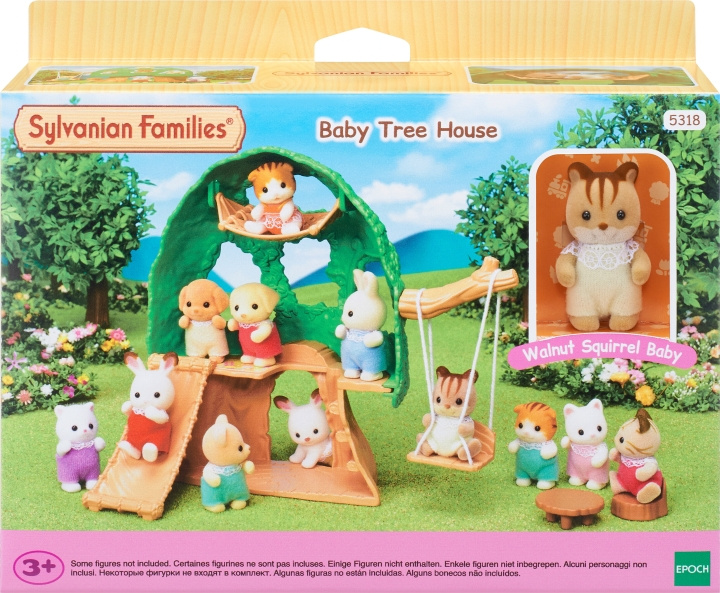 Sylvanian Families Eventyrlig træhytte til babyer i gruppen LEGETØJ, BØRN & BABY / Legetøj / Docks og tilbehør hos TP E-commerce Nordic AB (C75221)