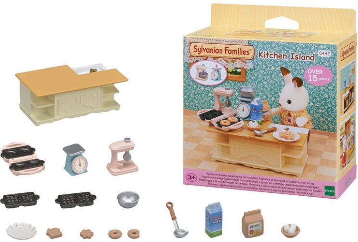 Sylvanian Families Køkkenø i gruppen LEGETØJ, BØRN & BABY / Legetøj / Docks og tilbehør hos TP E-commerce Nordic AB (C75226)