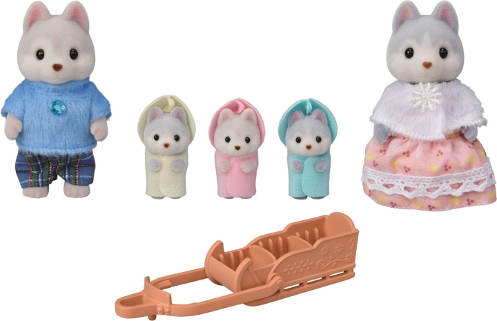 Sylvanian Families Huskyperhe i gruppen LEGETØJ, BØRN & BABY / Legetøj / Docks og tilbehør hos TP E-commerce Nordic AB (C75249)