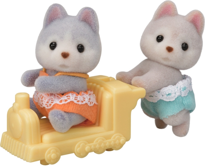 Sylvanian Families Husky-tvillinger i gruppen LEGETØJ, BØRN & BABY / Legetøj / Docks og tilbehør hos TP E-commerce Nordic AB (C75250)