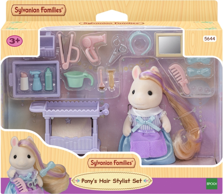 Sylvanian Families Pony\'s Frisør Legesæt i gruppen LEGETØJ, BØRN & BABY / Legetøj / Docks og tilbehør hos TP E-commerce Nordic AB (C75257)