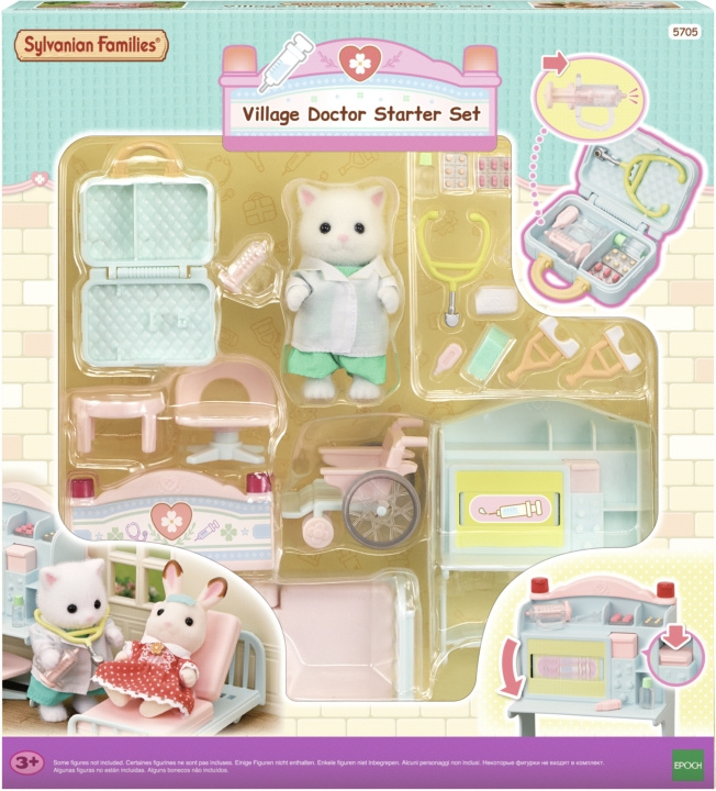 Sylvanian Families Lægesæt til starthus i gruppen LEGETØJ, BØRN & BABY / Legetøj / Docks og tilbehør hos TP E-commerce Nordic AB (C75285)