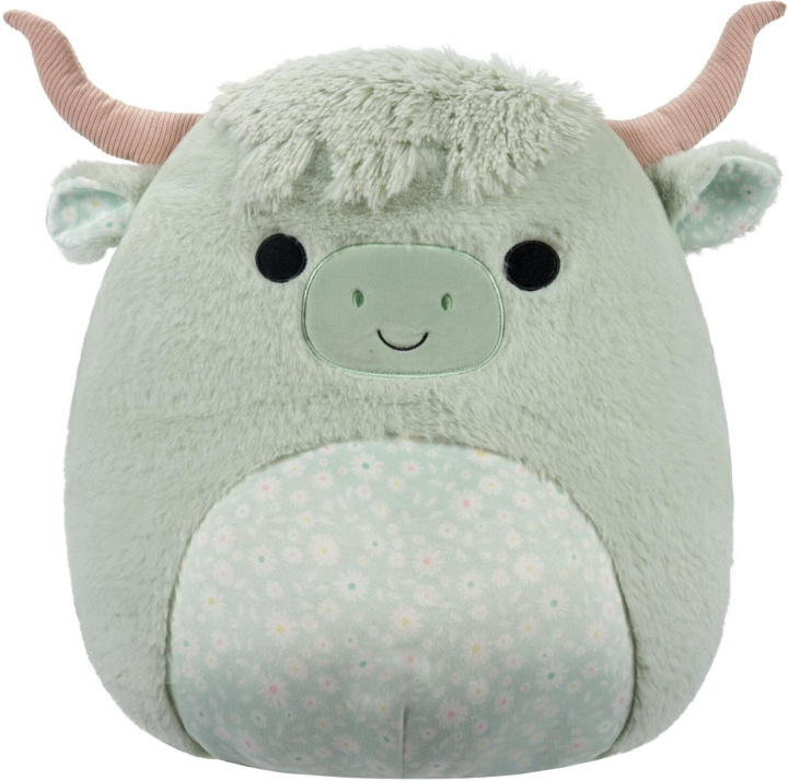 Squishmallows P18 Fuzz A Mallows Iver Highland Cow - plysdyr, 40 cm i gruppen LEGETØJ, BØRN & BABY / Babyleg (0-3 år) / Tøjdyr hos TP E-commerce Nordic AB (C75299)