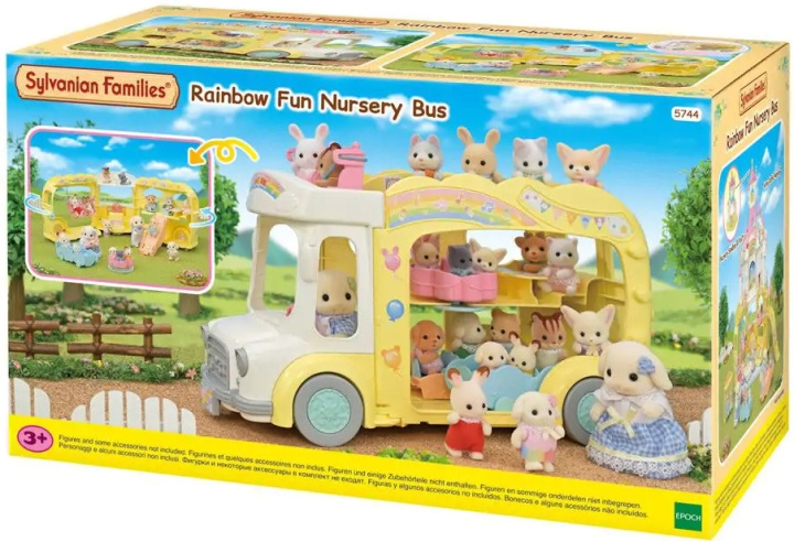 Sylvanian Families bus med 3 køjer på legepladsen i gruppen LEGETØJ, BØRN & BABY / Legetøj / Docks og tilbehør hos TP E-commerce Nordic AB (C75304)