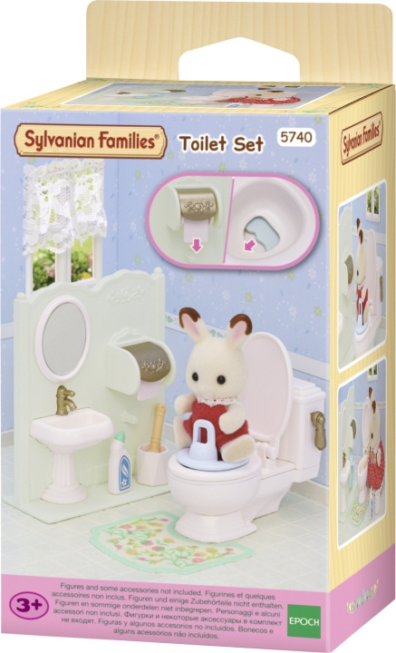 Sylvanian Families Toilet sæt i gruppen LEGETØJ, BØRN & BABY / Legetøj / Docks og tilbehør hos TP E-commerce Nordic AB (C75312)