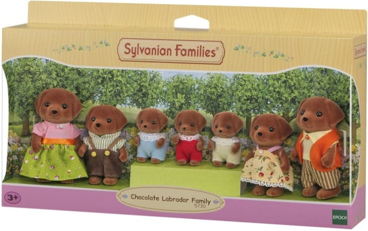 Sylvanian Families Chokolade Abrador-familie i gruppen LEGETØJ, BØRN & BABY / Legetøj / Docks og tilbehør hos TP E-commerce Nordic AB (C75314)