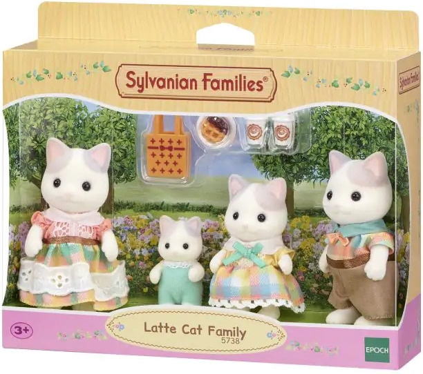 Sylvanian Families Familien latte cat i gruppen LEGETØJ, BØRN & BABY / Legetøj / Docks og tilbehør hos TP E-commerce Nordic AB (C75316)