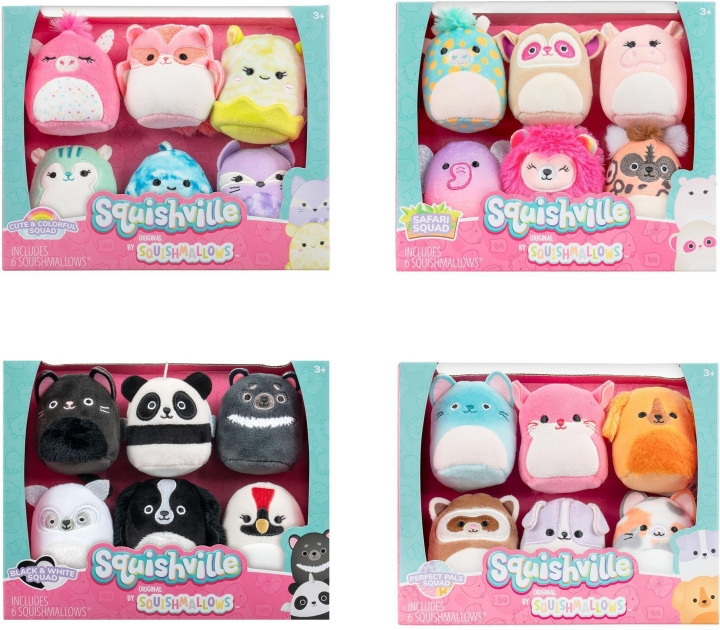 Squishmallows Squishville S7 figurpakke, 6 stk i gruppen LEGETØJ, BØRN & BABY / Babyleg (0-3 år) / Tøjdyr hos TP E-commerce Nordic AB (C75319)