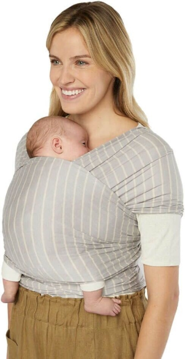 Ergobaby Aura Knit cantolina, grå striber i gruppen LEGETØJ, BØRN & BABY / Børnetekstiler / Bæresele og vikle hos TP E-commerce Nordic AB (C75324)