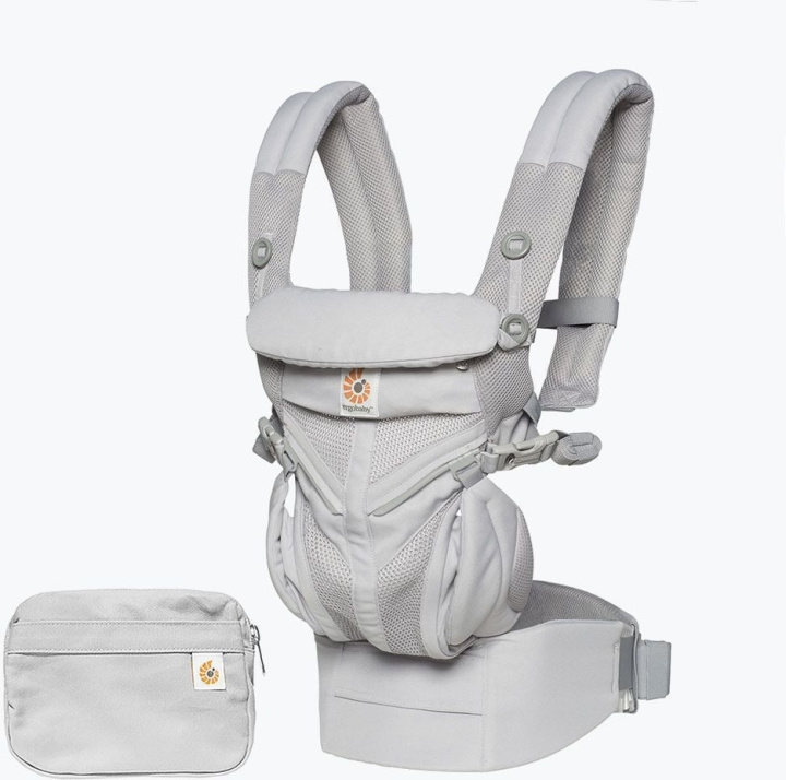 Ergobaby Omni 360: Cool Air Mesh-rygsæk, Pearl Grey i gruppen LEGETØJ, BØRN & BABY / Børnetekstiler / Bæresele og vikle hos TP E-commerce Nordic AB (C75328)